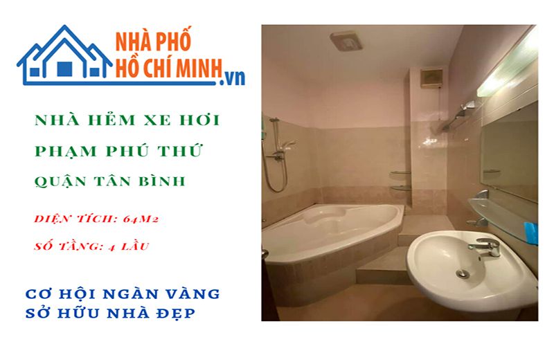 Cơ Hội Vàng Sở Hữu Nhà Hẻm Xe Hơi Đường Phạm Phú Thứ Tân Bình Giá Rẻ