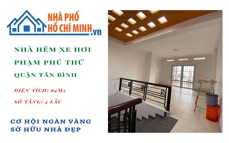 Cơ Hội Vàng Sở Hữu Nhà Hẻm Xe Hơi Đường Phạm Phú Thứ Tân Bình Giá Rẻ