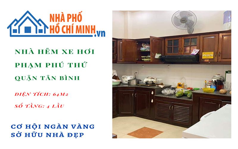 Cơ Hội Vàng Sở Hữu Nhà Hẻm Xe Hơi Đường Phạm Phú Thứ Tân Bình Giá Rẻ