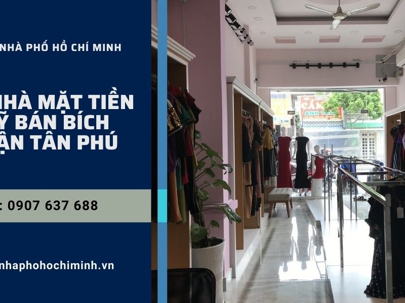 Bán Nhà Mặt Tiền Luỹ Bán Bích Tân Phú, 4 Lầu, Vị Trí Đỉnh