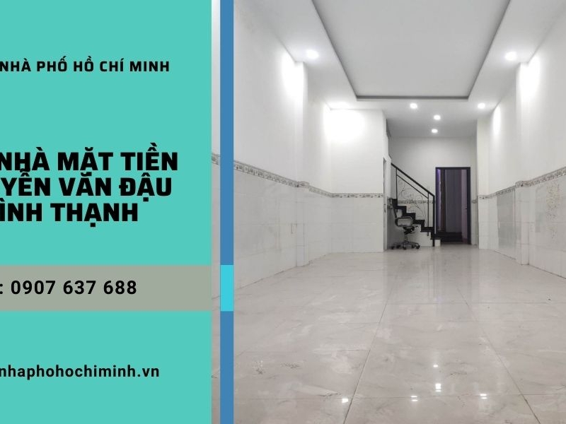 Bán Nhà Mặt Tiền Nguyễn Văn Đậu Bình Thạnh, 122m2, Xây Full, Giá Rẻ 