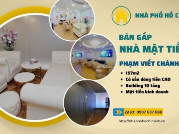 Bán Nhà Mặt Tiền Phạm Viết Chánh Quận 1 Building 10 Tầng, Kinh Doanh Đỉnh
