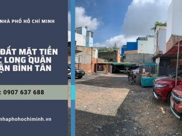 Bán Đất 3 Mặt Tiền Lạc Long Quân Bình Tân, 1150m2, Đất Lớn Tiện Phân Lô