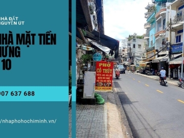 Bán Gấp Nhà Mặt Tiền Hòa Hưng Quận 10 2 Tầng, Giá Rẻ