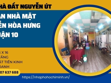 Bán Gấp Nhà Mặt Tiền Hòa Hưng Quận 10 2 Tầng, Giá Rẻ