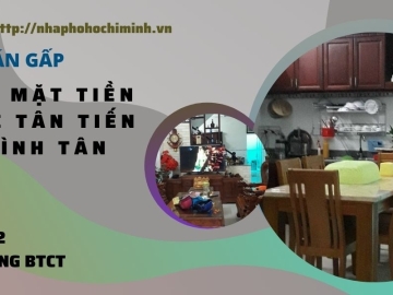 Bán Gấp Nhà Mặt Tiền Khu Dân Cư Tân Tiến Bình Tân, 70m2, 4 Phòng Ngủ
