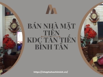 Bán Gấp Nhà Mặt Tiền Khu Dân Cư Tân Tiến Bình Tân, 70m2, 4 Phòng Ngủ
