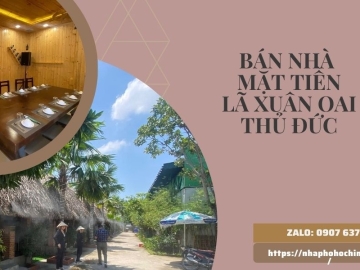 Bán Gấp Nhà Mặt Tiền Kinh Doanh Lã Xuân Oai Thủ Đức, 3500m2 Vuông Vức