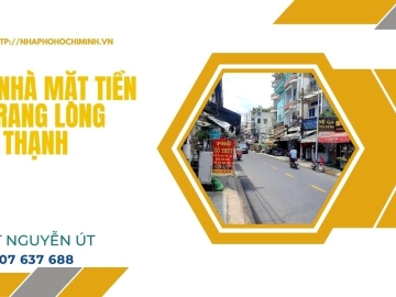 Bán Gấp Nhà Mặt Tiền Kinh Doanh Nơ Trang Long Bình Thạnh 4 Tầng