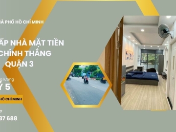 Bán Gấp Nhà Mặt Tiền Lý Chính Thắng Quận 3, Vị Trí Đỉnh, Doanh Thu Hằng Năm Cao