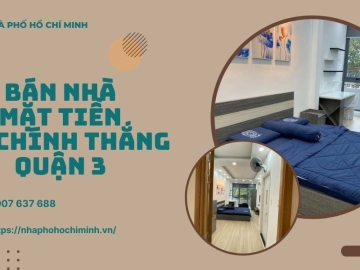 Bán Gấp Nhà Mặt Tiền Lý Chính Thắng Quận 3, Vị Trí Đỉnh, Doanh Thu Hằng Năm Cao