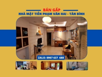 Bán Gấp Nhà Mặt Tiền Phạm Văn Hai Tân Bình gần 100m2, 4 tầng BTCT