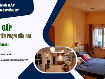 Bán Gấp Nhà Mặt Tiền Phạm Văn Hai Tân Bình gần 100m2, 4 tầng BTCT