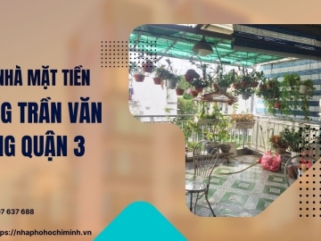 Bán Gấp Nhà Ngộp Mặt Tiền Trần Văn Đang Quận 3 105m2, 4 Tầng
