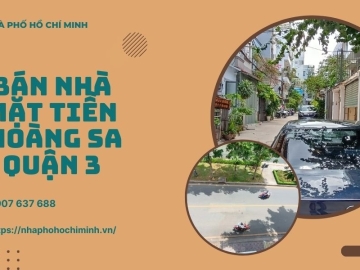 Bán Nhà 2 Mặt Tiền Hoàng Sa Quận 3, 4 Tầng BTCT, Công Nhận Đủ