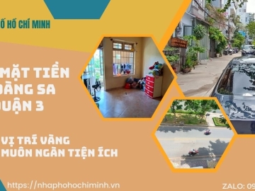 Bán Nhà 2 Mặt Tiền Hoàng Sa Quận 3, 4 Tầng BTCT, Công Nhận Đủ