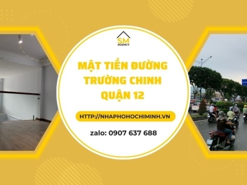 Bán Nhà 2 Mặt Tiền Trường Chinh Quận 12 80m2, 4 Tầng BTCT, Giá Rẻ