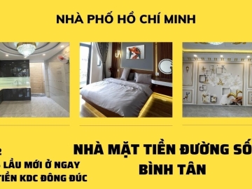 Bán Nhà Biệt Thự Mặt Tiền Đường Số 16 Bình Tân, 5 Lầu BTCT, Giá Rẻ
