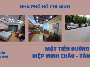 Bán Nhà Đẹp Mặt Tiền Diệp Minh Châu Tân Phú, 72m2, 5 Tầng BTCT 