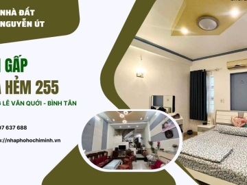 Bán Nhà Hẻm 255 Lê Văn Quới Bình Tân Tiện Kinh Doanh,4 Lầu BTCT Nhỉnh 5 tỷ