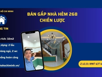 Bán Nhà Hẻm 268 Chiến Lược Bình Tân, Nhà Mới Đẹp, Hoàn Công Đủ, Giá Rẻ Bán Nhà Hẻm 268 Chiến Lược Bình Tân, Nhà Mới Đẹp, Hoàn Công Đủ, Giá Rẻ