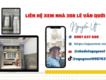 Bán Nhà Hẻm 308/31 Lê Văn Quới Bình Tân, 4 Lầu, Sổ Hồng Hoàn Công Ok