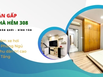 Bán Nhà Hẻm 308 Lê Văn Quới Bình Tân 60m2,Hoàn Công Đầy Đủ Nhỉnh 5 tỷ