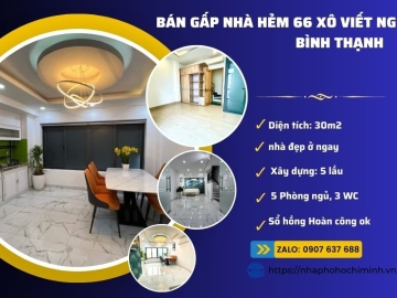 Bán Nhà Hẻm 66 Xô Viết Nghệ Tĩnh Bình Thạnh, 5 Lầu Giá Rẻ Bán Nhà Hẻm 66 Xô Viết Nghệ Tĩnh Bình Thạnh, 5 Lầu Giá Rẻ