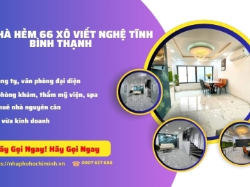 Bán Nhà Hẻm 66 Xô Viết Nghệ Tĩnh Bình Thạnh, 5 Lầu Giá Rẻ