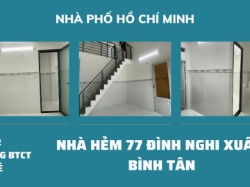 Bán Nhà Hẻm 77 Đình Nghi Xuân Bình Tân, Nhà Mới Ở ngay, 42m2, Giá Tốt Trong Khu Vực