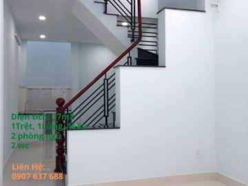 Bán Nhà Hẻm Đường Âu Cơ, Tân Bình, Giá Rẻ, Gần Chợ Trần Văn Quang