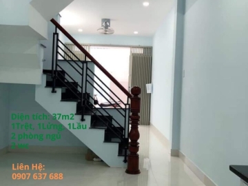 Bán Nhà Hẻm Đường Âu Cơ, Tân Bình, Giá Rẻ, Gần Chợ Trần Văn Quang