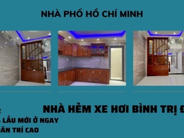 Bán Nhà Hẻm Oto Đất Mới Bình Tân, 4 Lầu, 5 Phòng Ngủ, Thiết Kế Sang Trọng