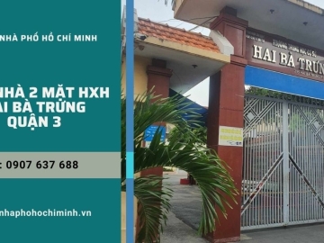 Bán Nhà Hẻm Xe Hơi Hai Bà Trưng Quận 3, 70m2, Khu Phân Lô, Sổ Vuông, Tiện Xây Mới