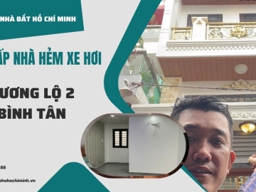 Bán Nhà Hẻm Xe Hơi Hương Lộ 2 Bình Tân, 72m2, 5 Lầu, 5 Phòng Ngủ, Nhà Mới Đẹp