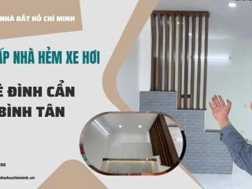 Bán Nhà Hẻm Xe Hơi Lê Đình Cẩn Bình Tân, 53m2, Sổ Vuông, Giá Rẻ
