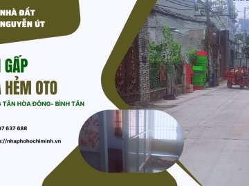 Bán Nhà Hẻm Xe Hơi Tân Hòa Đông Bình Tân 40m2 nhỉnh 3 tỷ TL