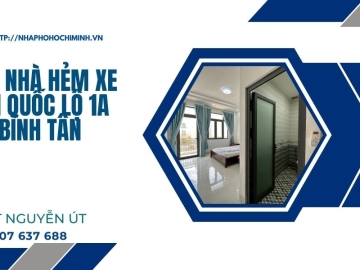 Bán Nhà Hẻm Xe Hơi Thông Quốc Lộ 1A Bình Tân 4 Tầng,Nhà Mới Ở Ngay 