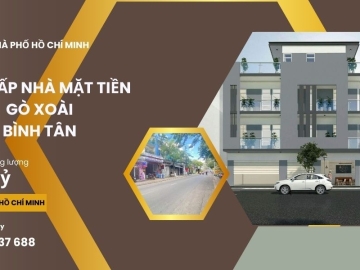 Bán Nhà Lô Góc 2 Mặt Tiền Gò Xoài Bình Tân, 80m2, 4 Tầng BTCT, Giá Cực Tốt