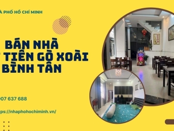 Bán Nhà Lô Góc 2 Mặt Tiền Gò Xoài Bình Tân, 80m2, 4 Tầng BTCT, Giá Cực Tốt