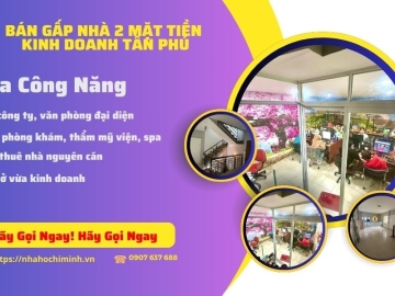 Bán Nhà Lô Góc 2 Mặt Tiền Kinh Doanh Tân Phú, 3 Tầng, Chỉ 4 Tỷ