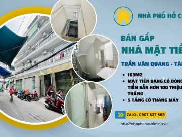 Bán Nhà Lô Góc 2 Mặt Tiền Trần Văn Quang Tân Bình, 5 Tầng, Ngang Lớn, Dòng Tiền Khủng