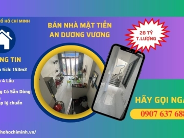 Bán Nhà Mặt Tiền An Dương Vương Quận 6, 153m2, Ngang Lớn 9M, Đang Có Sẵn Dòng Tiền Lớn