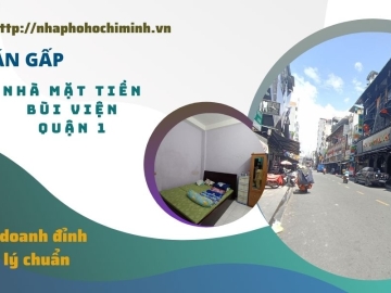 Bán Nhà Mặt Tiền Bùi Viện Quận 1 3 Tầng, Kinh Doanh Thu Nhập Cao