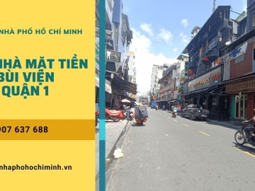 Bán Nhà Mặt Tiền Bùi Viện Quận 1 3 Tầng, Kinh Doanh Thu Nhập Cao