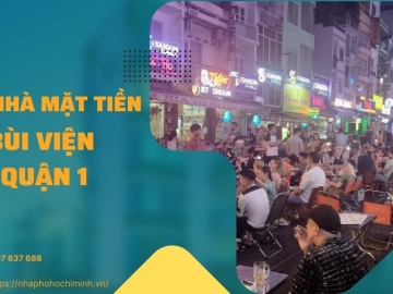 Bán Nhà Mặt Tiền Bùi Viện Quận 1 3 Tầng, Kinh Doanh Thu Nhập Cao
