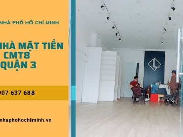 Bán Nhà Mặt Tiền Cách Mạng Tháng 8 Quận 3 3 Tầng BTCT , Giá Cực Rẻ 