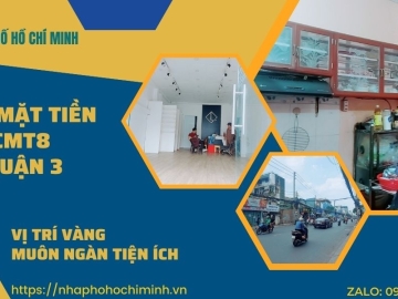 Bán Nhà Mặt Tiền Cách Mạng Tháng 8 Quận 3 3 Tầng BTCT , Giá Cực Rẻ 