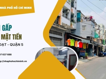 Bán Nhà Mặt Tiền Cao Đạt Quận 5 90m2, Giá Đầu Tư