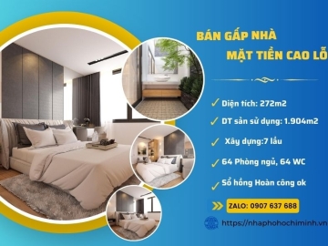 Bán Nhà Mặt Tiền Cao Lỗ Quận 8, 7 Tầng, Có Sẵn Dòng Tiền Khủng